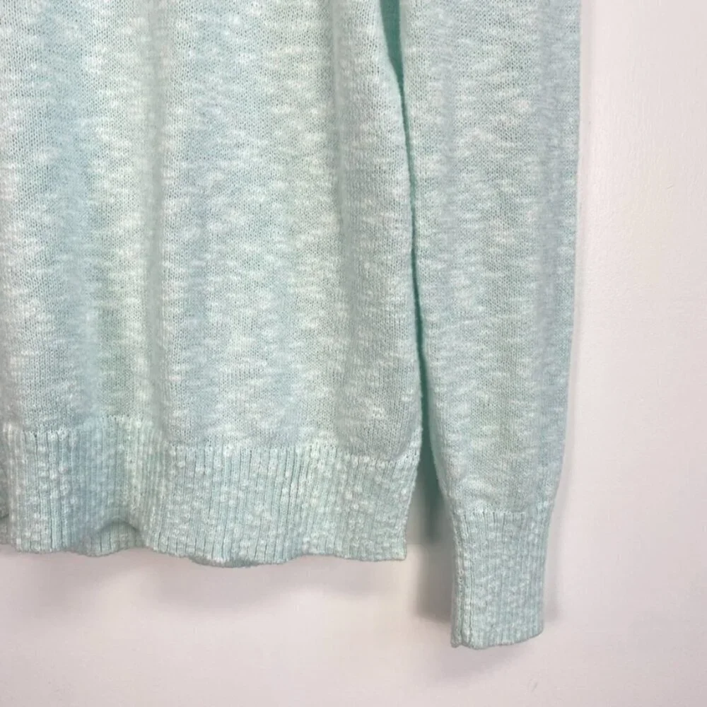 J. Crew Light Blue Knit Crew Neck Sweater